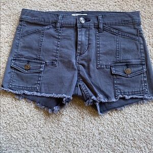 Mudd Gray Cargo Shorts NWOT